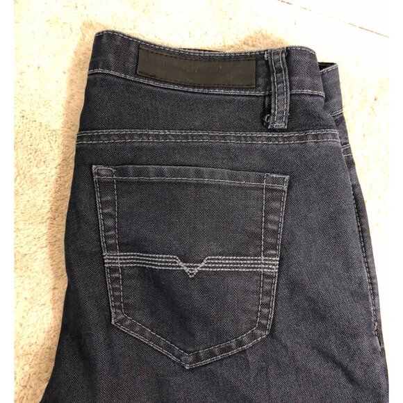 Black Bull Jeans Mens Black Stretch Denim Jeans Size 33 Dark Wash - Picture 6 of 9